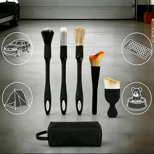 10 Pcs Detailing Brushes Soft Bristle Cleaning Brushes - Image 7