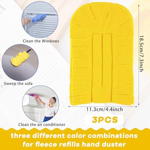 3 Pcs Reusable Duster Refills Washable Pads - Image 2