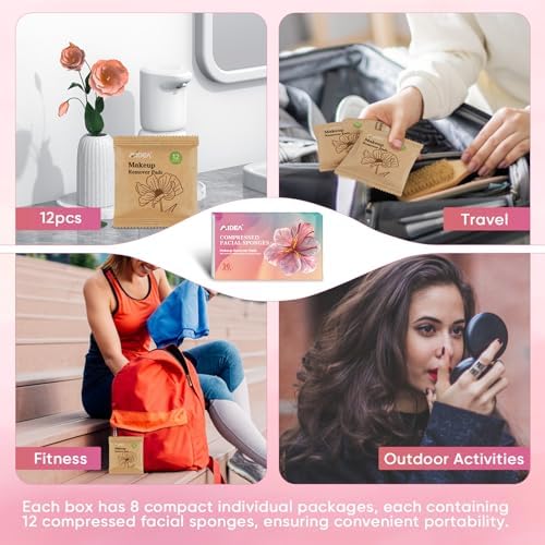 AIDEA Compressed Facial Sponges, Fcae Sponges - Image 5