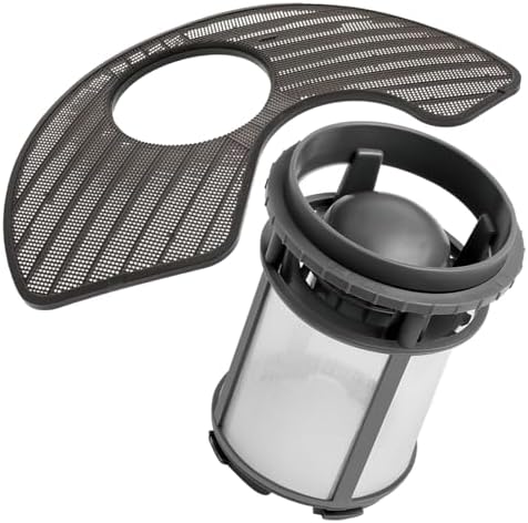 BigHead W10872845 Dishwasher Pump Filter Cup & WPW10463906 Screen Filter by BigHead