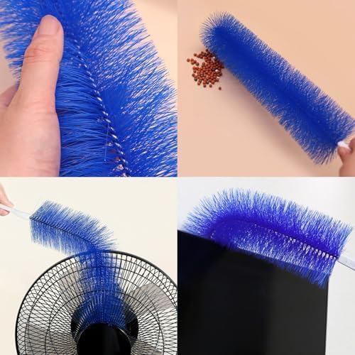 Qancesd 2 Pack Cobweb Dusters, Bendable Fan Cleaning Brush, Flexible Ceiling - Image 6