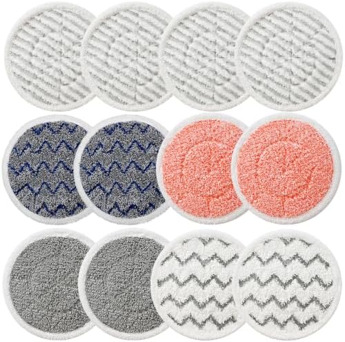 Bvhonwe 12 Pack S7001 Pads Replacement Steam Mop Pads by Bvhonwe