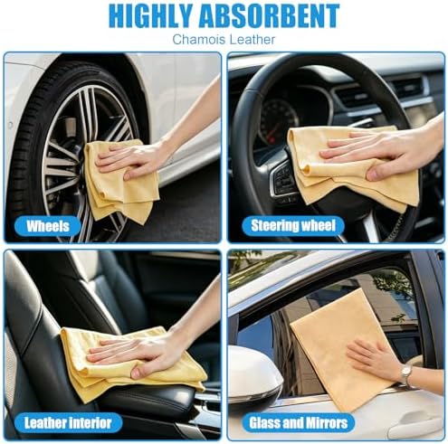 Car Cleaning Kit – MicrofiberTowels & Chamois Cloth - Image 5