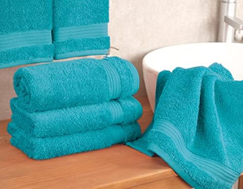 Cotton Paradise 100% Cotton Turkish Towel Set, Soft Absorbent Quick Dry - Image 2