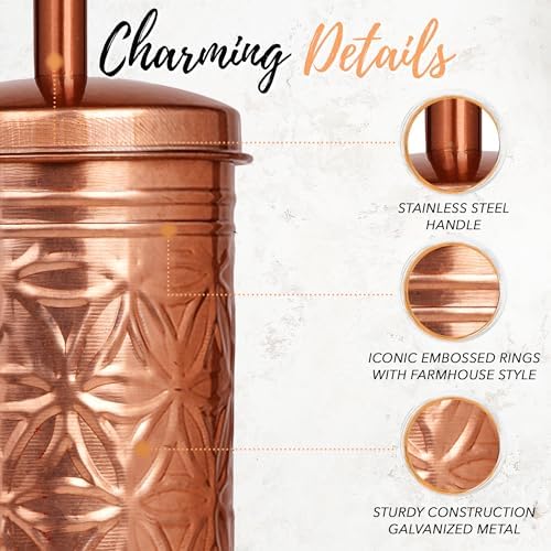 Jamie Line Copper Toilet Brush - Image 3