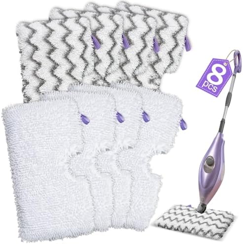 8-Pack Steam Mop Replacement Pads by Unknown