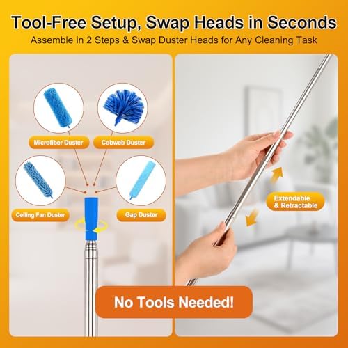 Tiumso 5-in-1 Microfiber Duster Kit - Image 6