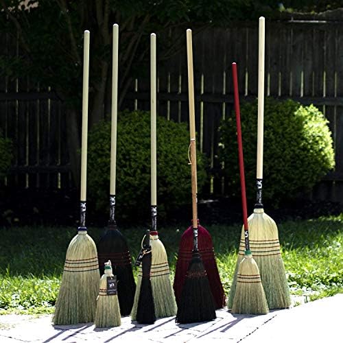 LaPrima Shops Authentic Amish Hand Made All Broomcorn Broom - Image 4