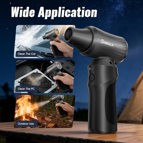 Compressed Air Duster – Super Powerful 300, 000 RPM Cordless Air Duster - Image 6