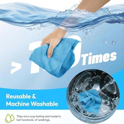 Microfiber Cleaning Cloth 12 Pack, 12 x 12 Inch - Image 5