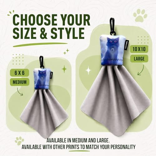 SPUDZ Classic Microfiber Lens Cleaner – Clip-On Pouch, Washable – - Image 3