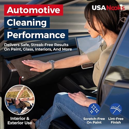 USANOOKS Premium 300GSM Microfiber Cleaning Cloth - Image 5