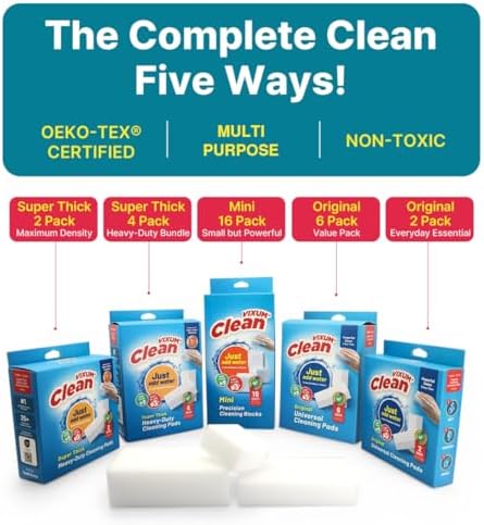 VIXUM® CLEAN Super Thick Heavy-Duty Cleaning Pads, 2 Pack - Image 7