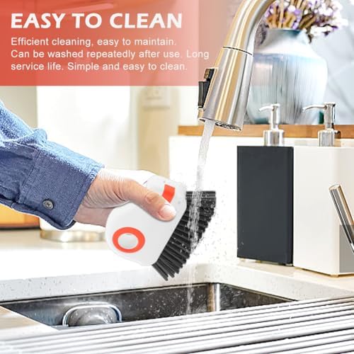 2 Pack 2-in-1 Groove Cleaning Brush, Window Track Scraper Cleaner - Image 5