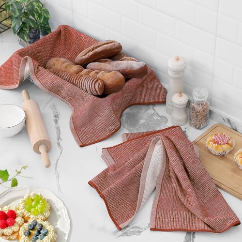 Homaxy 380 GSM Cotton Premium Kitchen Towels 6 Pack - Image 6