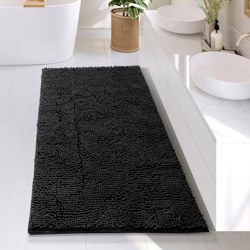 Hearth & Harbor Bathroom Rugs, Chenille Bath Mat by HearthHarbor