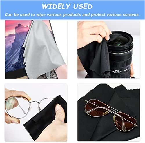 Microfiber Cleaning Cloths 20 Pack in Individual Vinyl Pouch, CKANDAY Glasses - Image 6