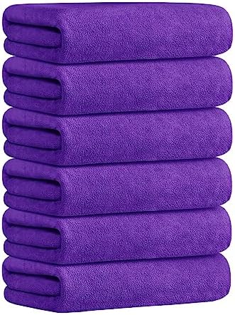 JML Microfiber Bath Towels, 6 Pack by JML