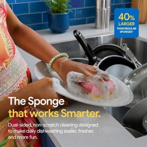 Pinguino Scrub Empress Dish Sponge 3 Pack-2PC - Image 7