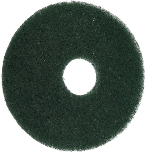 PRO SOURCE Floor Scrubbing Pads: Green Coarse Polyester, 5 Pack - Image 3