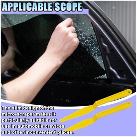 2PCS Car Window Tint Tools, Flexible Vinyl Wrap Squeegee - Image 4