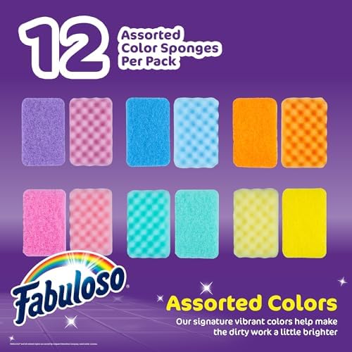 Fabuloso Scratch-Free Kitchen Dish Sponges - Image 2