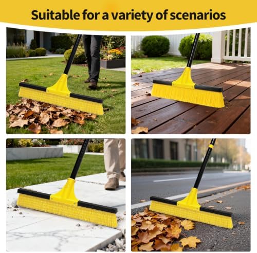 18”Push Broom Brush for Floor Cleaning - Image 7