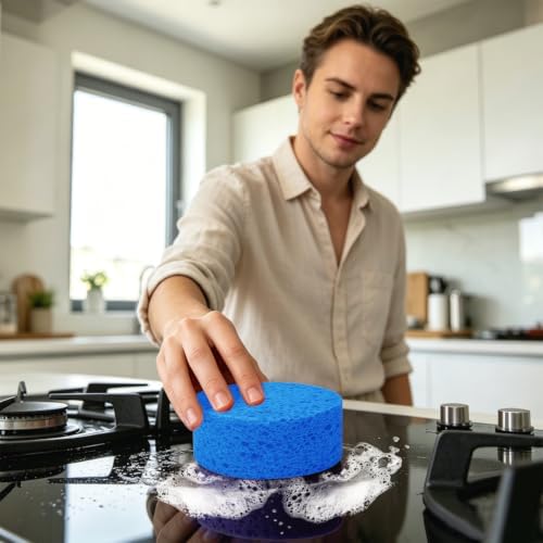 3-Pack Large Sponge, Kitchen Sponges, Handy Sponges, Cellulose Sponges - Image 6
