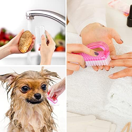Larbois Handle Grip Nail Brush, Hand Fingernail Brush Cleaner Scrubbing Kit - Image 6