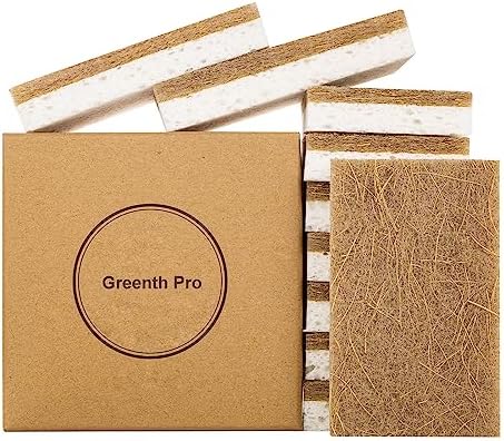 GREENTH PRO 10 Pack Nature Dish Sponge by GREENTHPRO