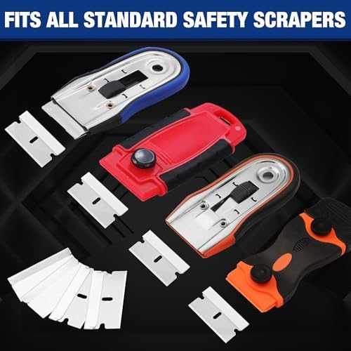 WORKPRO 400-Pack Single Edge Razor Blades, Carbon Steel Scraper Blades - Image 5
