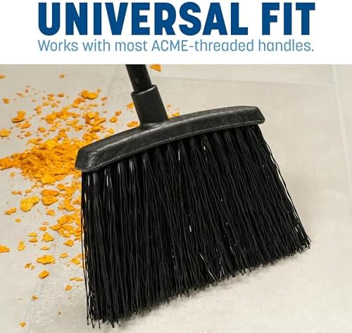 Carlisle FoodService Products Duo-Sweep Plastic Small Debris Broom - Image 4
