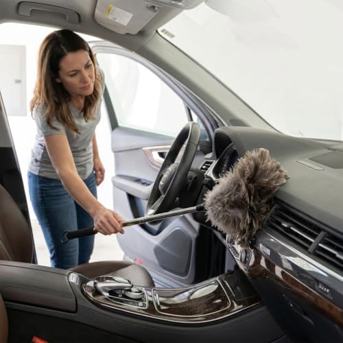 Extendable Ostrich Feather Duster, Fluffy Natural Ostrich Feathers Duster - Image 6