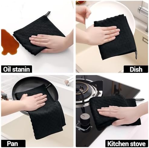 Homaxy 100% Cotton Terry Dish Cloths - Image 5