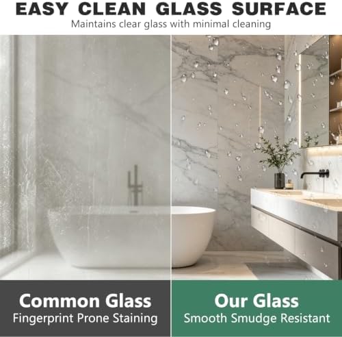 Shower Glass Panel, Brushed Nickel - Image 4