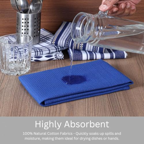 Assorted Kitchen Towels Set of 5-100% Cotton Dish Cloths Towels - Image 5