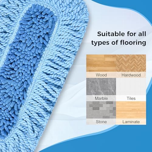 4 Pack Reusable Dust Mop Heads Compatible - Image 5