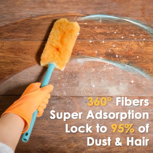 20 Count Compatible with Swiffer Heavy Duty Duster Refills, Unscented 360° - Image 4