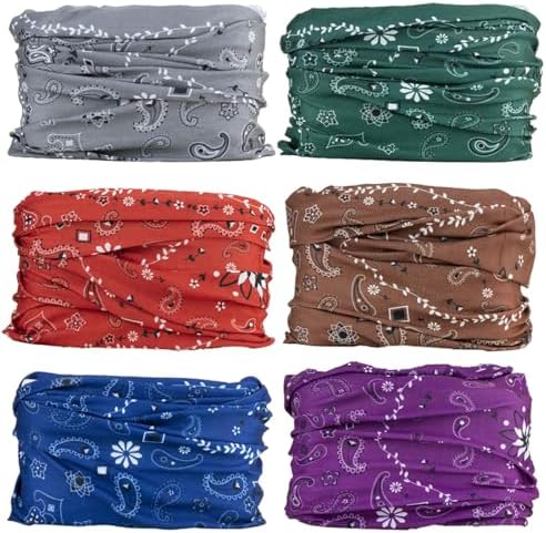Neck Gaiter Face Cover Bandana Mask Scarf, Breathable Sun& Dust-proof by Unknown