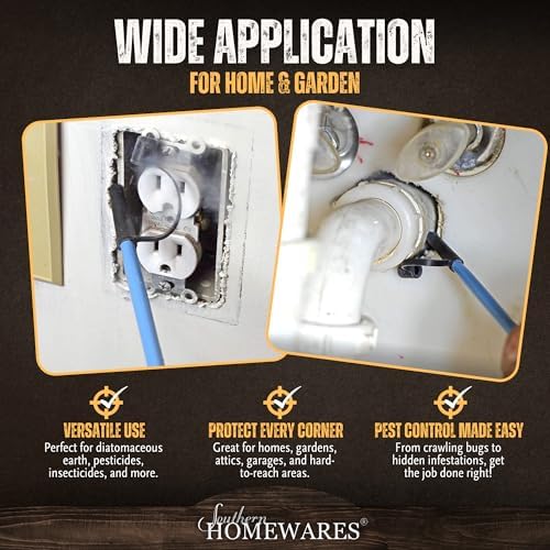 Powder Duster for Pest Control – Bellows Dust Applicator for Diatomaceous Earth - Image 5