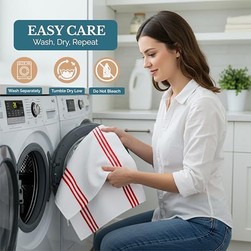 Casa Platino Kitchen Towel Set 8 Pc - Image 3