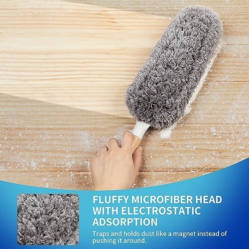 MR.SIGA Lint Free Microfiber Duster, Washable Duster - Image 3