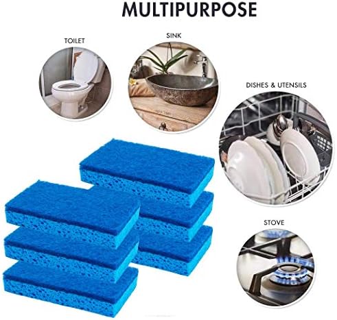 Scrubit Non-Scratch Cleaning Scrub Sponges- Scrubbing Dish Sponge Ideal - Image 4