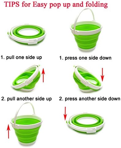SAMMART 10L Collapsible Fishing Bucket - Image 7