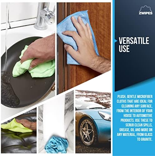Zwipes Microfiber Towel Cleaning Cloths, 36 Pack - Image 3