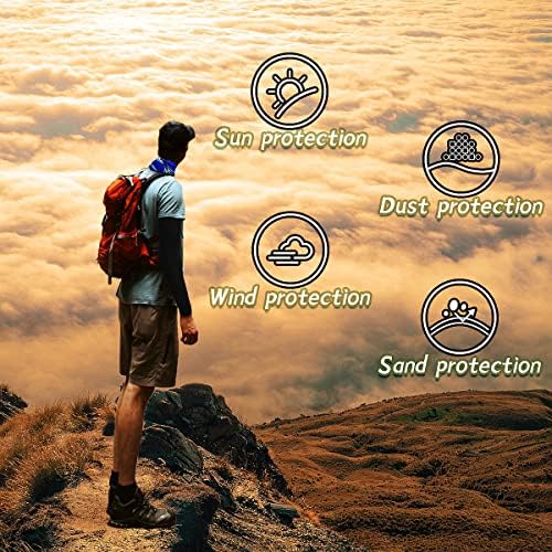 Neck Gaiter Face Cover Bandana Mask Scarf, Breathable Sun& Dust-proof - Image 6