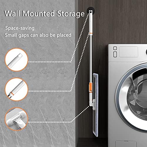 Microfiber Flat Mop 32 in with 4 Washable Pads - Image 5