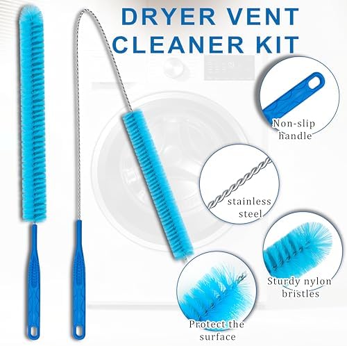 Dryer Vent Cleaner Kit, 5 Piece Universal Vent Cleaner - Image 5
