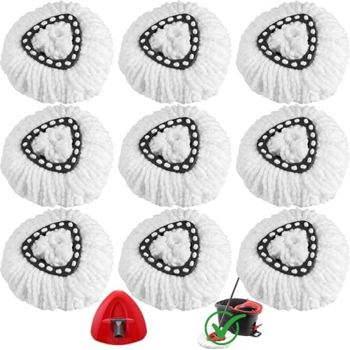 9+1 Pack Mop Head Replacement Refills by Unknown