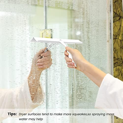 Squeegee for Shower Glass Door, 11-Inch Shower Squeegee for Glass Doors - Image 2